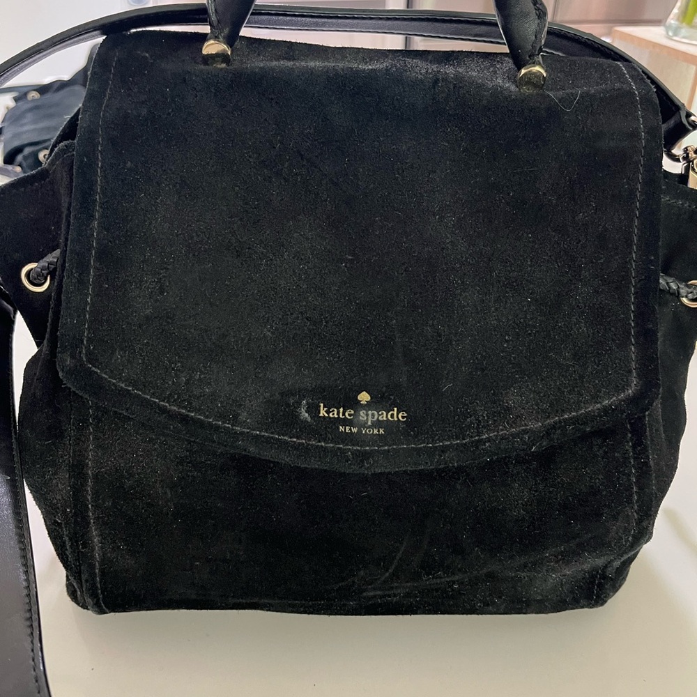 Kate Spade Black Suede Women's Bag